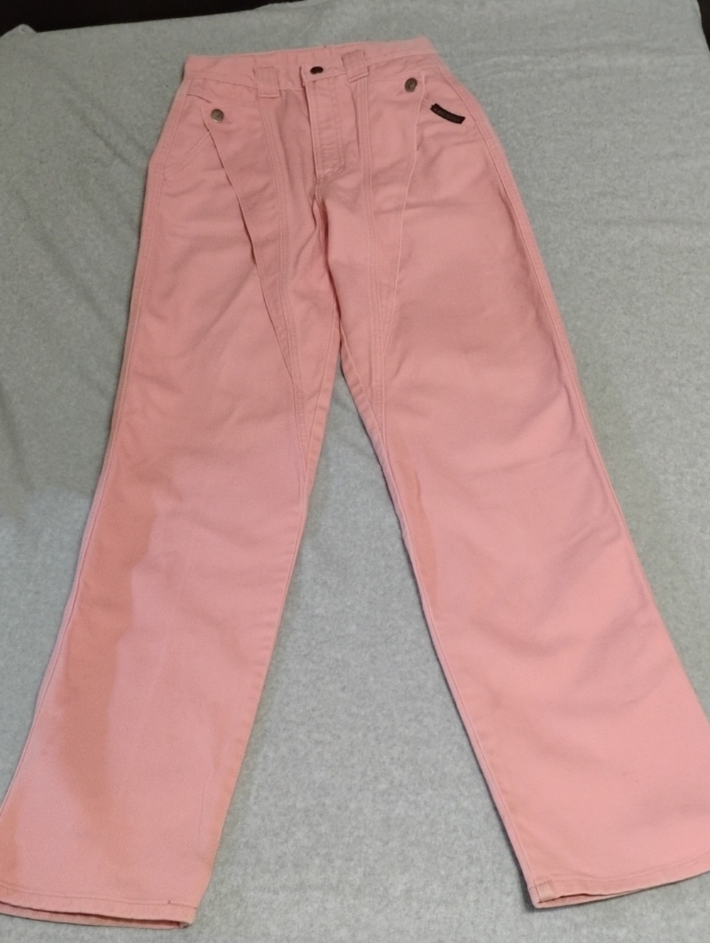 High-Rise Pink Wide-Leg Jeans for Women